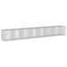Coș gabion cu capac, 750x100x100 cm, fier galvanizat - WALTI WALTI