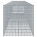 Coș gabion cu capac, 750x100x100 cm, fier galvanizat - WALTI WALTI