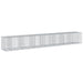 Coș gabion cu capac, 750x100x100 cm, fier galvanizat - WALTI WALTI