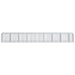 Coș gabion cu capac, 850x100x100 cm, fier galvanizat - WALTI WALTI