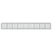 Coș gabion cu capac, 900x100x100 cm, fier galvanizat - WALTI WALTI