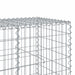 Coș gabion cu capac, 900x100x100 cm, fier galvanizat - WALTI WALTI