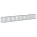 Coș gabion cu capac, 950x100x100 cm, fier galvanizat - WALTI WALTI