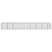 Coș gabion cu capac, 950x100x100 cm, fier galvanizat - WALTI WALTI