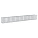 Coș gabion cu capac, 950x100x100 cm, fier galvanizat - WALTI WALTI