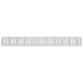 Coș gabion cu capac, 1050x100x100 cm, fier galvanizat - WALTI WALTI