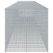 Coș gabion cu capac, 1050x100x100 cm, fier galvanizat - WALTI WALTI