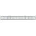 Coș gabion cu capac, 1100x100x100 cm, fier galvanizat - WALTI WALTI