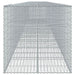 Coș gabion cu capac, 1100x100x100 cm, fier galvanizat - WALTI WALTI