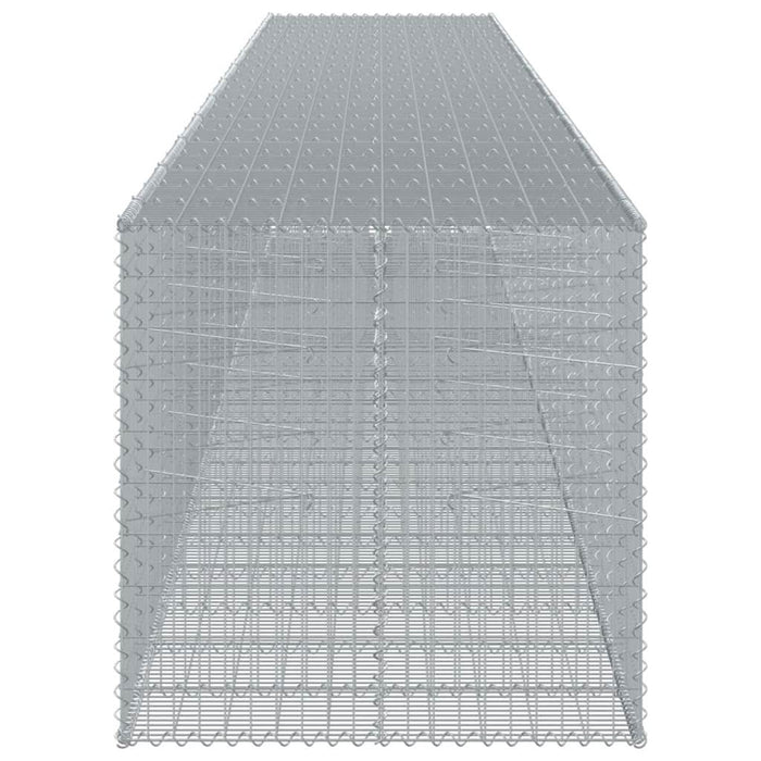 Coș gabion cu capac, 1150x100x100 cm, fier galvanizat - WALTI WALTI