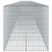 Coș gabion cu capac, 1200x100x100 cm, fier galvanizat - WALTI WALTI