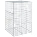 Coș gabion cu capac, 100x100x150 cm, fier galvanizat - WALTI WALTI