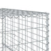 Coș gabion cu capac, 100x100x150 cm, fier galvanizat - WALTI WALTI