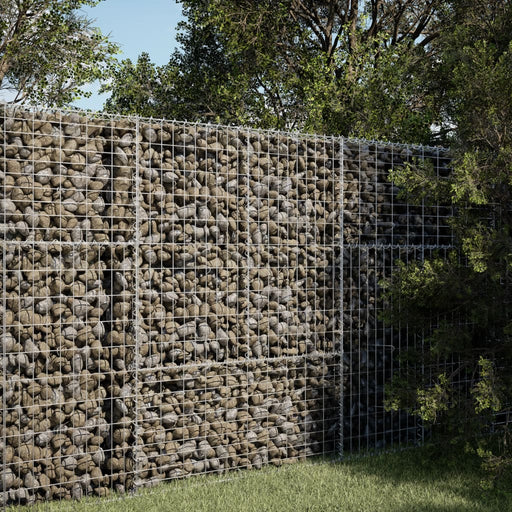 Coș gabion cu capac, 100x100x150 cm, fier galvanizat - WALTI WALTI