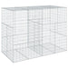 Coș gabion cu capac, 200x100x150 cm, fier galvanizat - WALTI WALTI