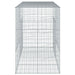 Coș gabion cu capac, 200x100x150 cm, fier galvanizat - WALTI WALTI