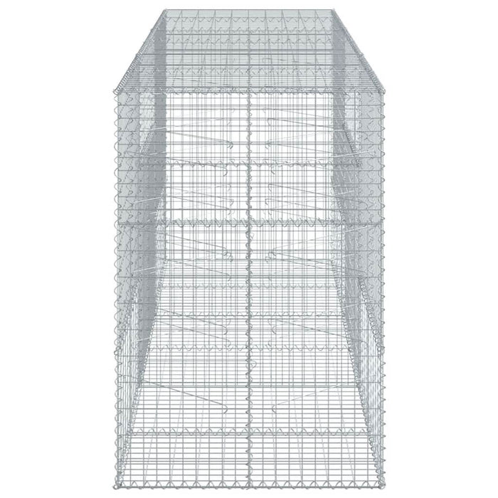 Coș gabion cu capac, 300x100x150 cm, fier galvanizat - WALTI WALTI