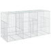 Coș gabion cu capac, 300x100x150 cm, fier galvanizat - WALTI WALTI