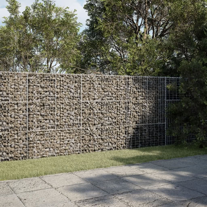 Coș gabion cu capac, 300x100x150 cm, fier galvanizat - WALTI WALTI
