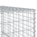 Coș gabion cu capac, 400x100x150 cm, fier galvanizat - WALTI WALTI