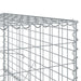 Coș gabion cu capac, 500x100x150 cm, fier galvanizat - WALTI WALTI