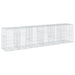 Coș gabion cu capac, 600x100x150 cm, fier galvanizat - WALTI WALTI