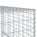 Coș gabion cu capac, 600x100x150 cm, fier galvanizat - WALTI WALTI