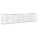 Coș gabion cu capac, 700x100x150 cm, fier galvanizat - WALTI WALTI