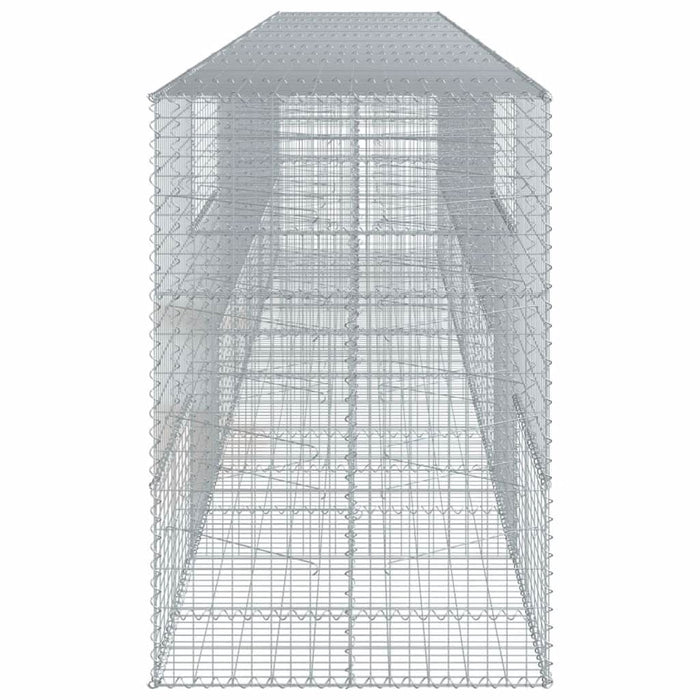 Coș gabion cu capac, 700x100x150 cm, fier galvanizat - WALTI WALTI