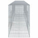 Coș gabion cu capac, 700x100x150 cm, fier galvanizat - WALTI WALTI