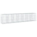 Coș gabion cu capac, 700x100x150 cm, fier galvanizat - WALTI WALTI