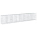 Coș gabion cu capac, 800x100x150 cm, fier galvanizat - WALTI WALTI