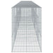 Coș gabion cu capac, 800x100x150 cm, fier galvanizat - WALTI WALTI