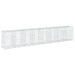 Coș gabion cu capac, 800x100x150 cm, fier galvanizat - WALTI WALTI