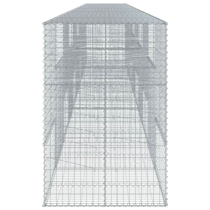 Coș gabion cu capac, 1000x100x150 cm, fier galvanizat - WALTI WALTI