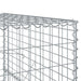Coș gabion cu capac, 1100x100x150 cm, fier galvanizat - WALTI WALTI
