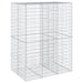 Coș gabion cu capac, 150x100x200 cm, fier galvanizat - WALTI WALTI