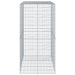 Coș gabion cu capac, 150x100x200 cm, fier galvanizat - WALTI WALTI