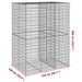 Coș gabion cu capac, 150x100x200 cm, fier galvanizat - WALTI WALTI