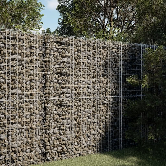Coș gabion cu capac, 150x100x200 cm, fier galvanizat - WALTI WALTI