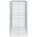 Coș gabion cu capac, 200x100x200 cm, fier galvanizat - WALTI WALTI