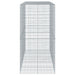 Coș gabion cu capac, 250x100x200 cm, fier galvanizat - WALTI WALTI