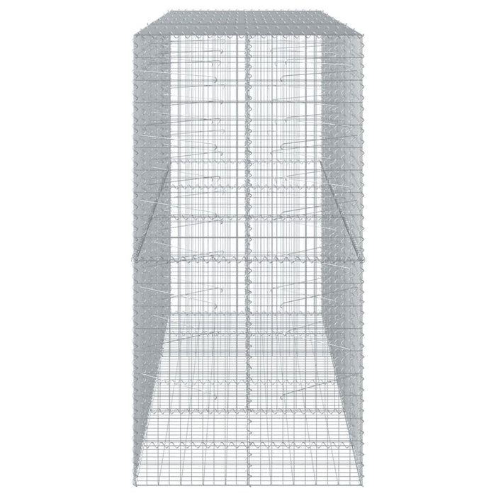 Coș gabion cu capac, 300x100x200 cm, fier galvanizat - WALTI WALTI