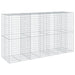 Coș gabion cu capac, 350x100x200 cm, fier galvanizat - WALTI WALTI