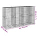 Coș gabion cu capac, 350x100x200 cm, fier galvanizat - WALTI WALTI