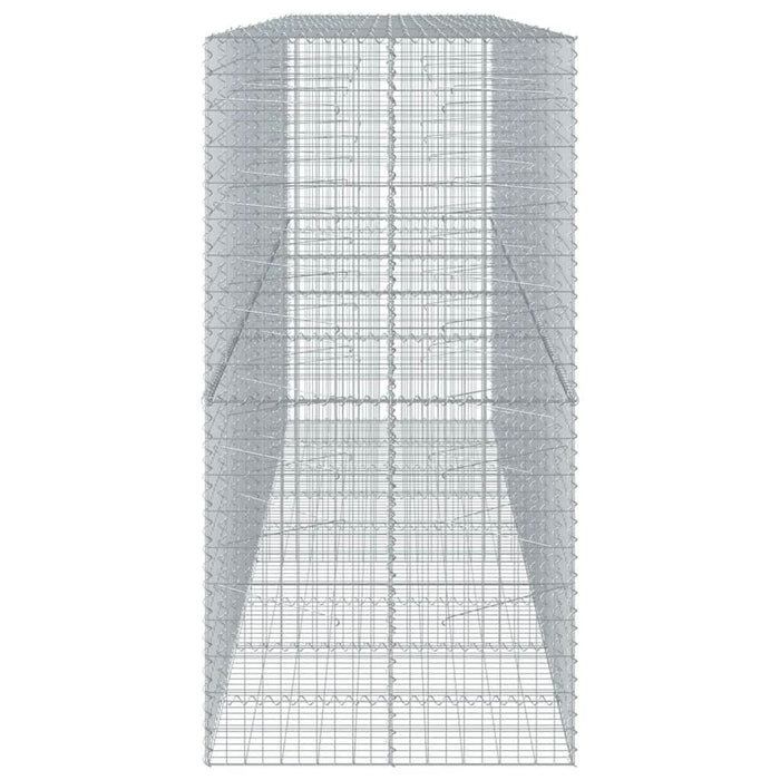 Coș gabion cu capac, 450x100x200 cm, fier galvanizat - WALTI WALTI