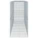Coș gabion cu capac, 450x100x200 cm, fier galvanizat - WALTI WALTI