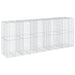 Coș gabion cu capac, 500x100x200 cm, fier galvanizat - WALTI WALTI