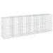 Coș gabion cu capac, 600x100x200 cm, fier galvanizat - WALTI WALTI