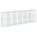 Coș gabion cu capac, 600x100x200 cm, fier galvanizat - WALTI WALTI